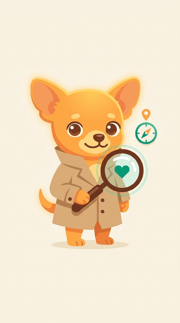 Agente Rescate, el chihuahua dorado